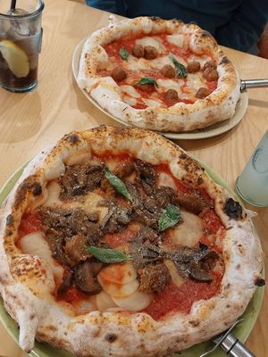 Parmigiana and meatballs at Purezza Camden in London