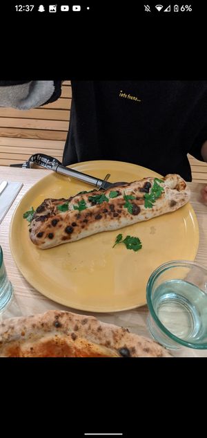 Calzone at Purezza Camden in London