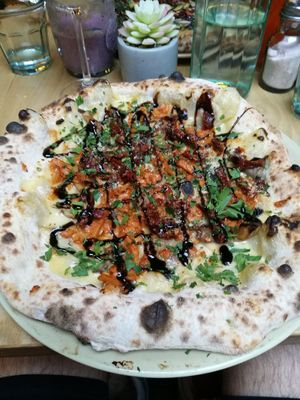 The one that's telling porkies at Purezza Camden in London