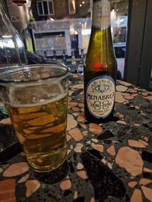 Decent alcohol free beer at Purezza Camden in London