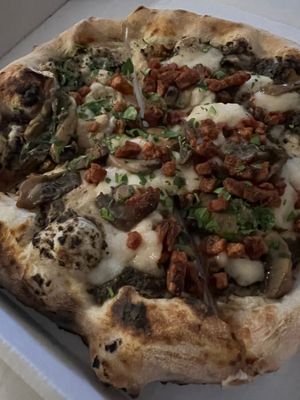 Truffle pizza.  at Purezza Camden in London