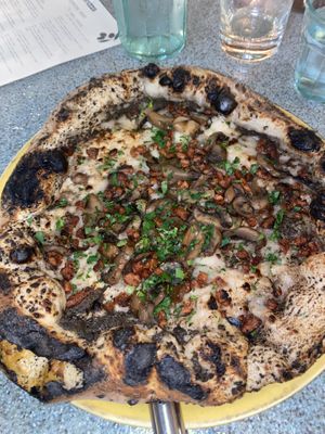 Truffle pizza  #Veganuary at Purezza Camden in London