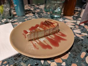 Cheesecake at Purezza Camden in London