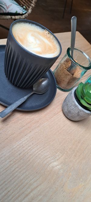 Latte at Purezza Camden in London