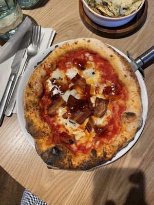 Four cheese  at Purezza Camden in London