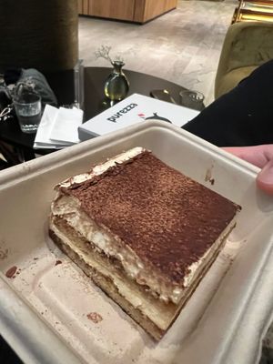 Vegan tiramisu at Purezza Camden in London