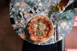 burnt Pizza again at Purezza Camden in London