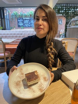 The tiramisu was out of this world! I’m obviously very serious about dessert!   at Purezza Camden in London