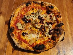 Four Seasons Vegan Pizza at Purezza Camden in London