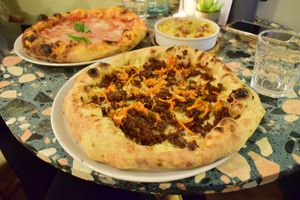 BBQ bourbon and kimchi  at Purezza Camden in London