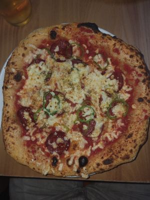 Peperoni Pizza at Purezza Camden in London