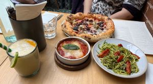 Parmigiana, courgetini at Purezza Camden in London