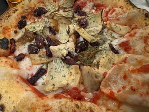 pizza  at Purezza Camden in London