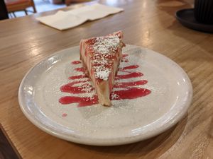 Cheesecake at Purezza Camden in London