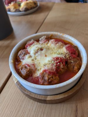 Meatballlsss 💚💚💚 at Purezza Camden in London