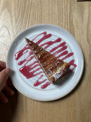 NY style cheesecake  at Purezza Camden in London