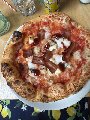 Four cheese  at Purezza Camden in London