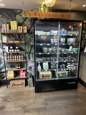 La Fauxmagerie on sale and you can book to do fondue or cheese boards here on some nights    at Purezza Camden in London