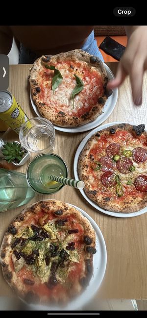 Pizza with beets was phenomenal !  at Purezza Camden in London