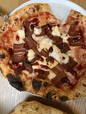 4 cheese pizza  at Purezza Camden in London