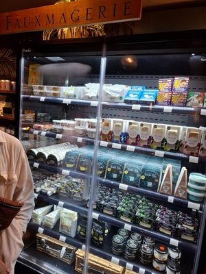 Cheese shop at Purezza Camden in London