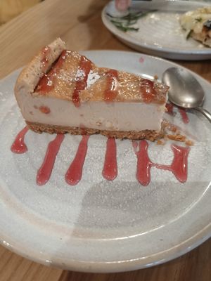 New York cheesecake at Purezza Camden in London