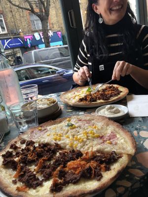 One disappointing visit as they didn’t have the gluten free sourdough! 😫  at Purezza Camden in London