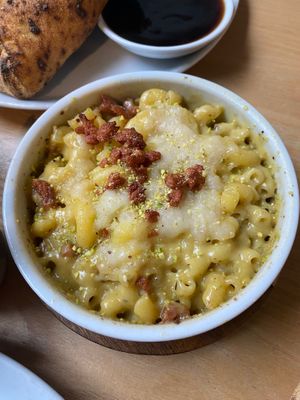 Pistachio Mac & Cheese at Purezza Camden in London