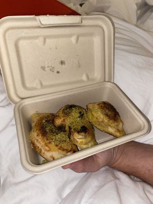 Cheesy dough balls!   at Purezza Camden in London