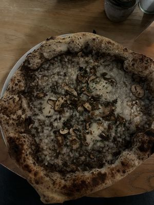 Black truffle pizza - was absolutely delicious   at Purezza Camden in London