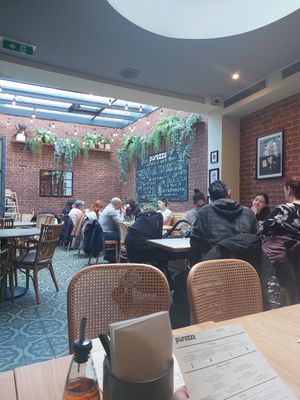 The restaurant at Purezza Camden in London