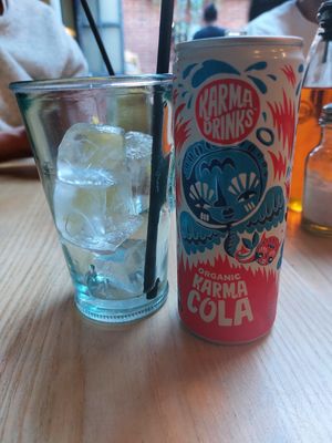 Karma cola at Purezza Camden in London