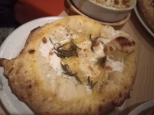 Garlic cheese at Purezza Camden in London