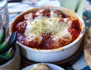 Meatballs at Purezza Camden in London