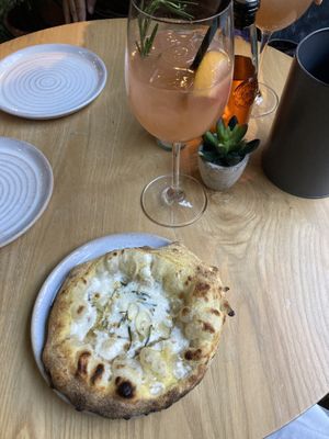 Garlic bread (starter)  at Purezza Camden in London