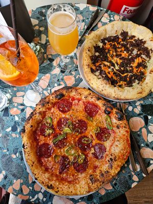 Pepperoni & BBQ bourbon at Purezza Camden in London