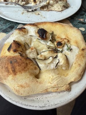 Garlic sourdough   at Purezza Camden in London