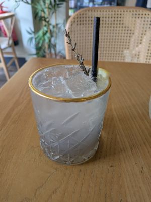 Lavender lemonade at Purezza Camden in London
