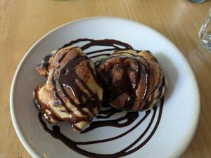 Nutella dough balls at Purezza Camden in London