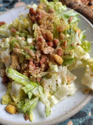 Cesar salad at Purezza Camden in London