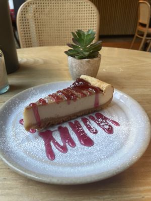 New York style cheesecake  at Purezza Camden in London