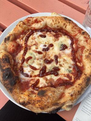 Four cheese  at Purezza Camden in London