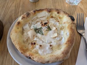 Garlic sourdough at Purezza Camden in London