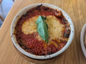 Parmigiana at Purezza Camden in London