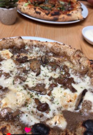 Truffle pizza !  at Purezza Camden in London