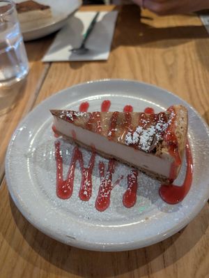 New York cheesecake at Purezza Camden in London