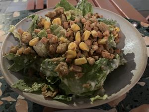 Caesar salad  at Purezza Camden in London