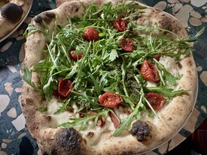 Steak & chimichurri  at Purezza Camden in London