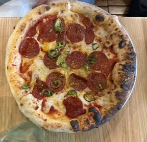 Pepperoni and Agave  at Purezza Camden in London