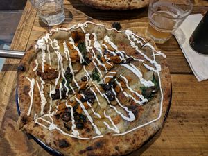 couch potato pizza  at Purezza Camden in London